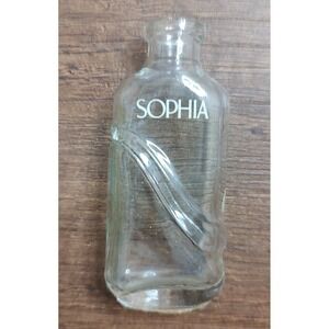 Vintage Clear Sophia Perfume Bottle Empty Cologne Bottle Glass Bottle Z8